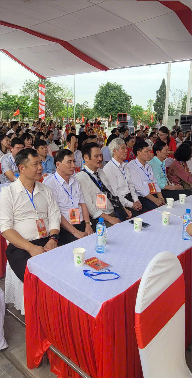 Một đại biểu tham dự lễ kỷ niệm