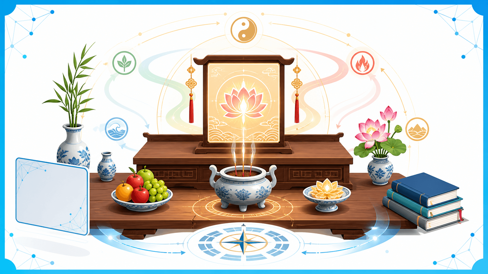 Vai trò của yếu tố phong thủy trong không gian thờ cúng