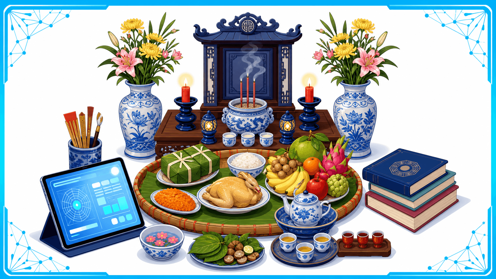 Chuẩn bị lễ vật và không gian cúng giỗ chuẩn phong thủy