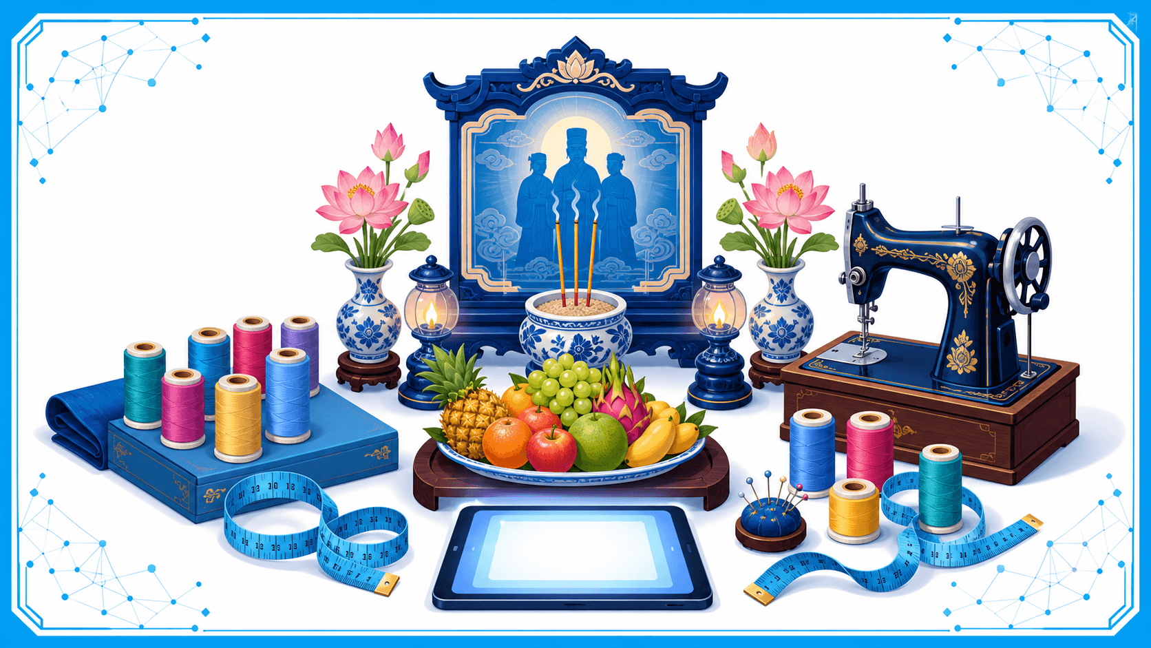 Văn khấn giỗ tổ thợ may chuẩn - Cầu may mắn, phát đạt